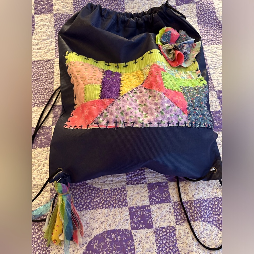 Backpack-Decorative Stitching